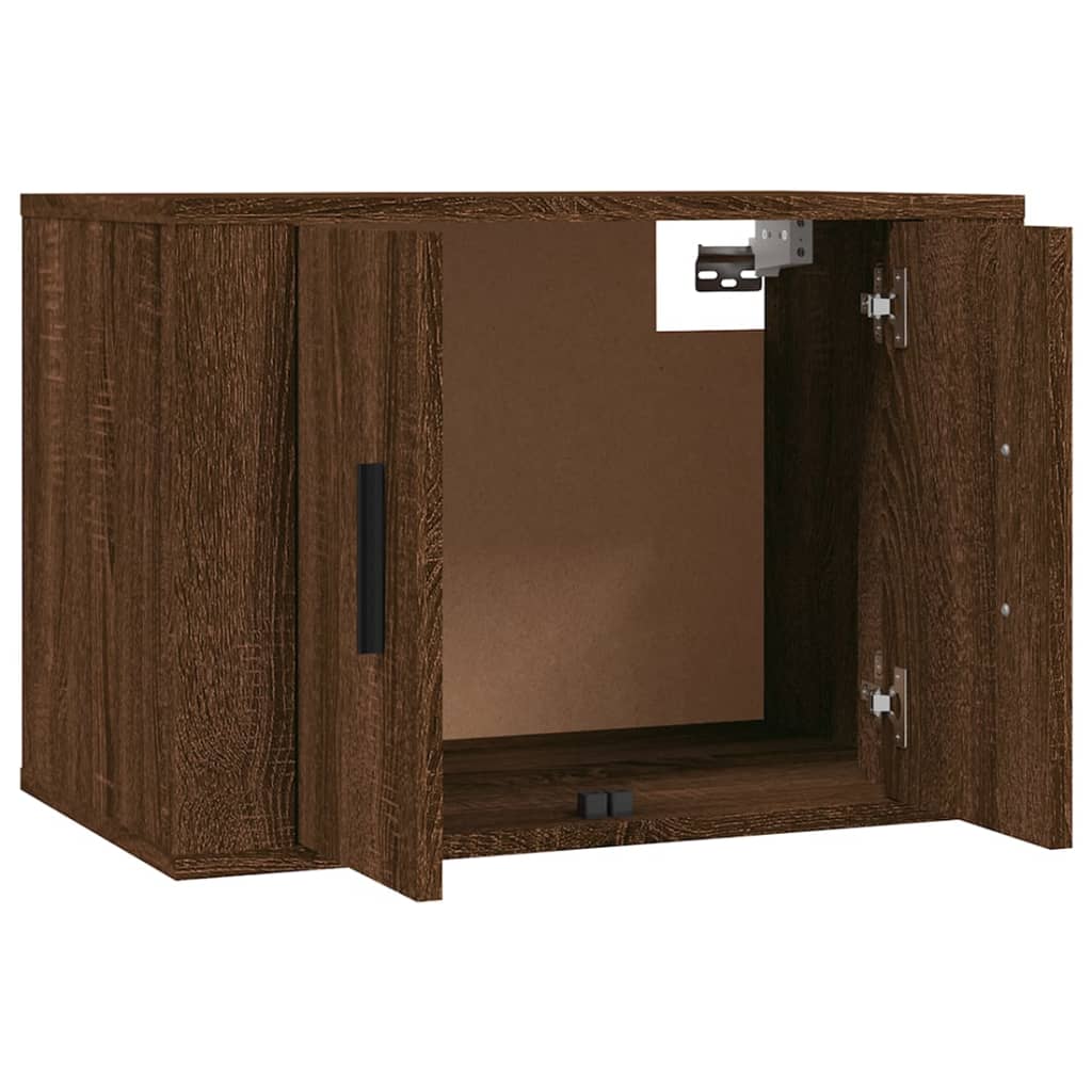 Tv-Wandmeubel 57X34,5X40 Cm Bruineikenkleurig