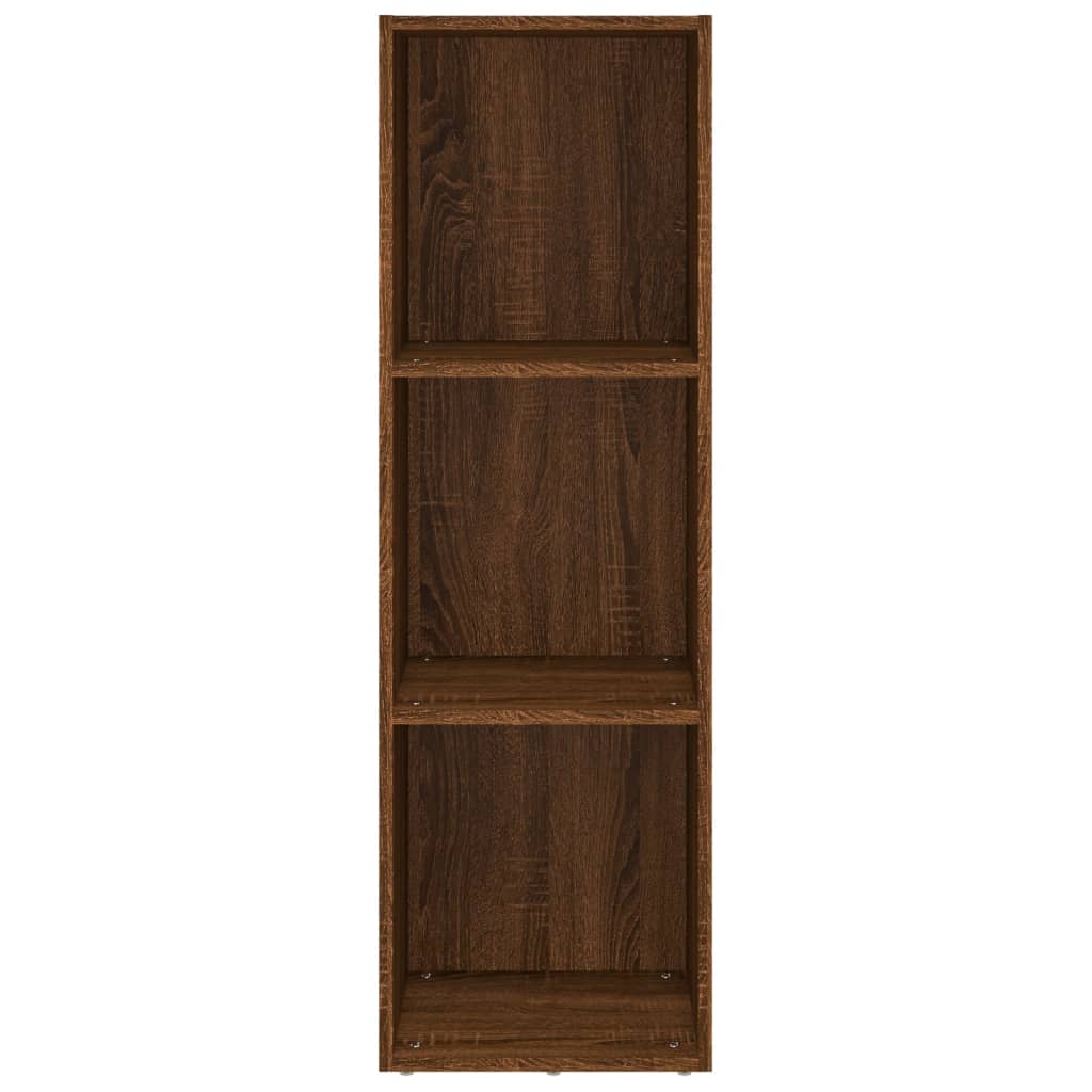 Boekenkast/Tv-Meubel 36X30X114 Cm Bruineikenkleurig