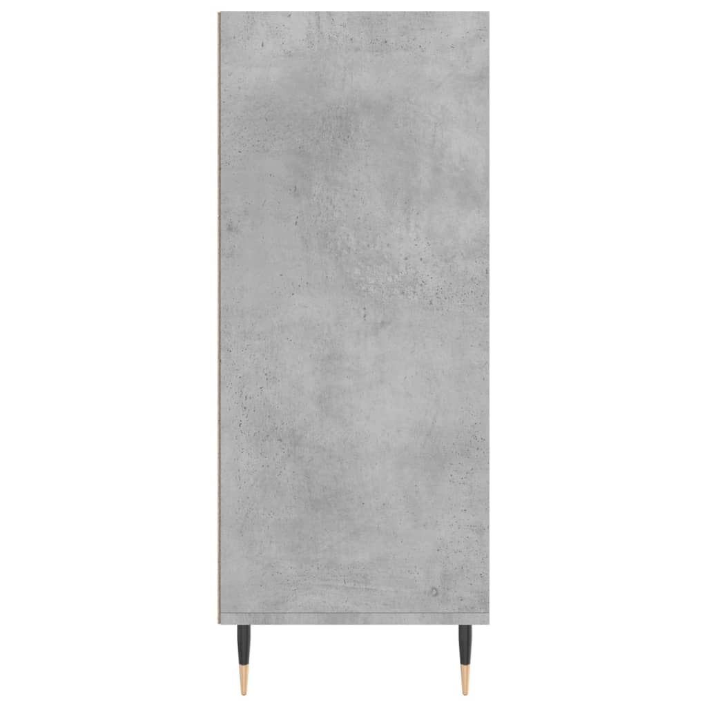 Hoge Kast 57X35X90 Cm Bewerkt Hout Betongrijs 1