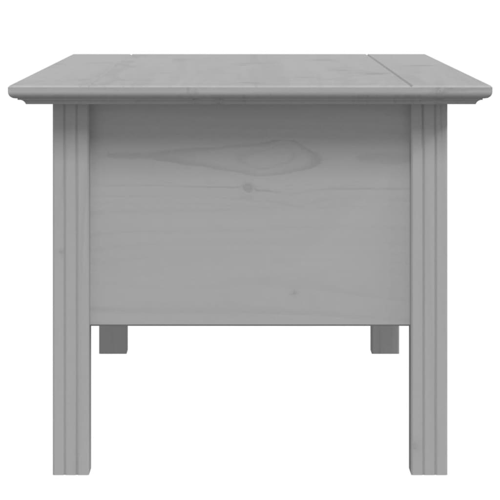 Salontafel BODO 100x55x46 cm massief grenenhout grijs