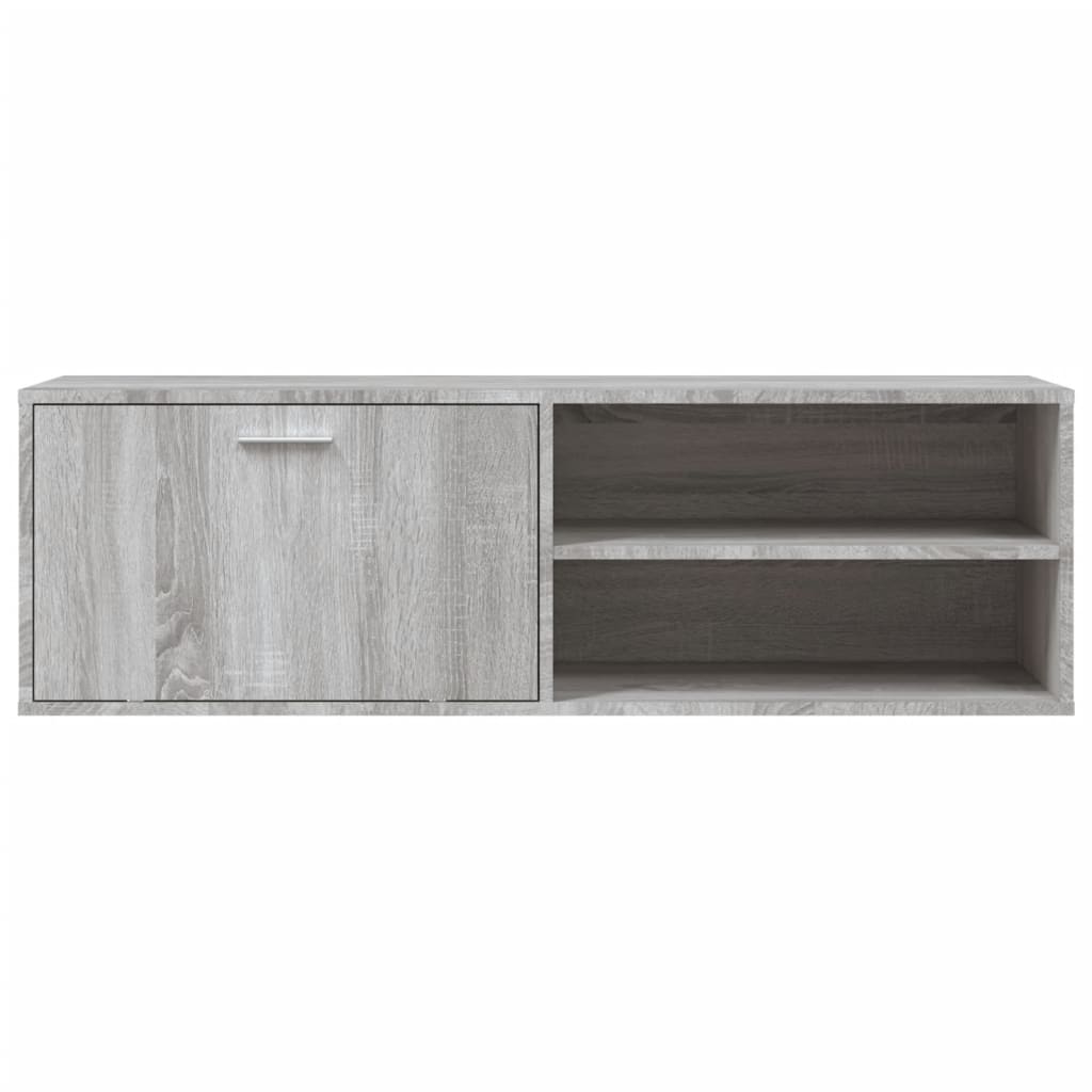 Tv-meubel 120x34x37 cm bewerkt hout grijs sonoma eikenkleurig