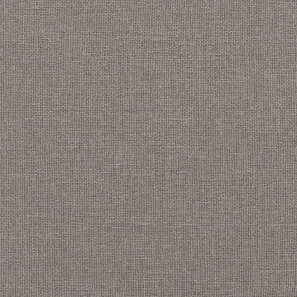 Driezitsbank 180 cm stof taupe