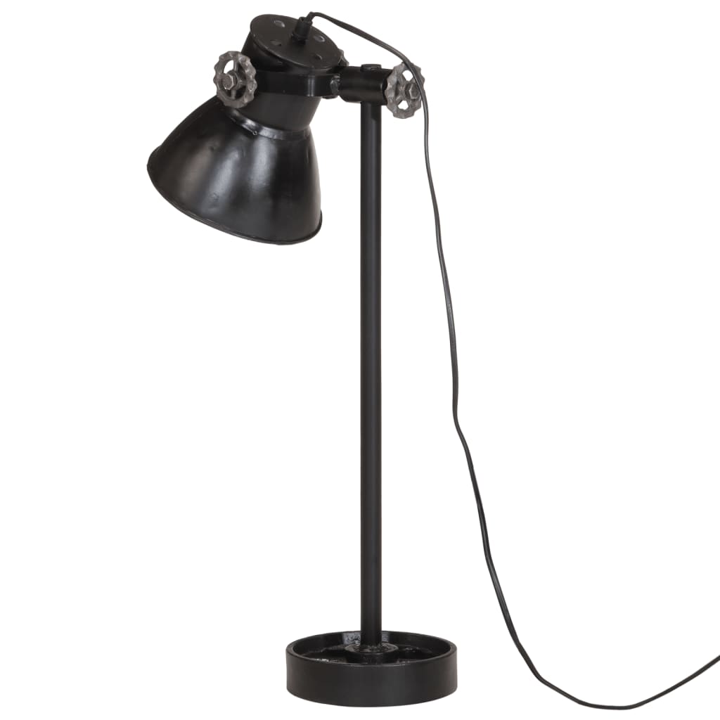 Bureaulamp 25 W E27 15x15x55 cm zwart