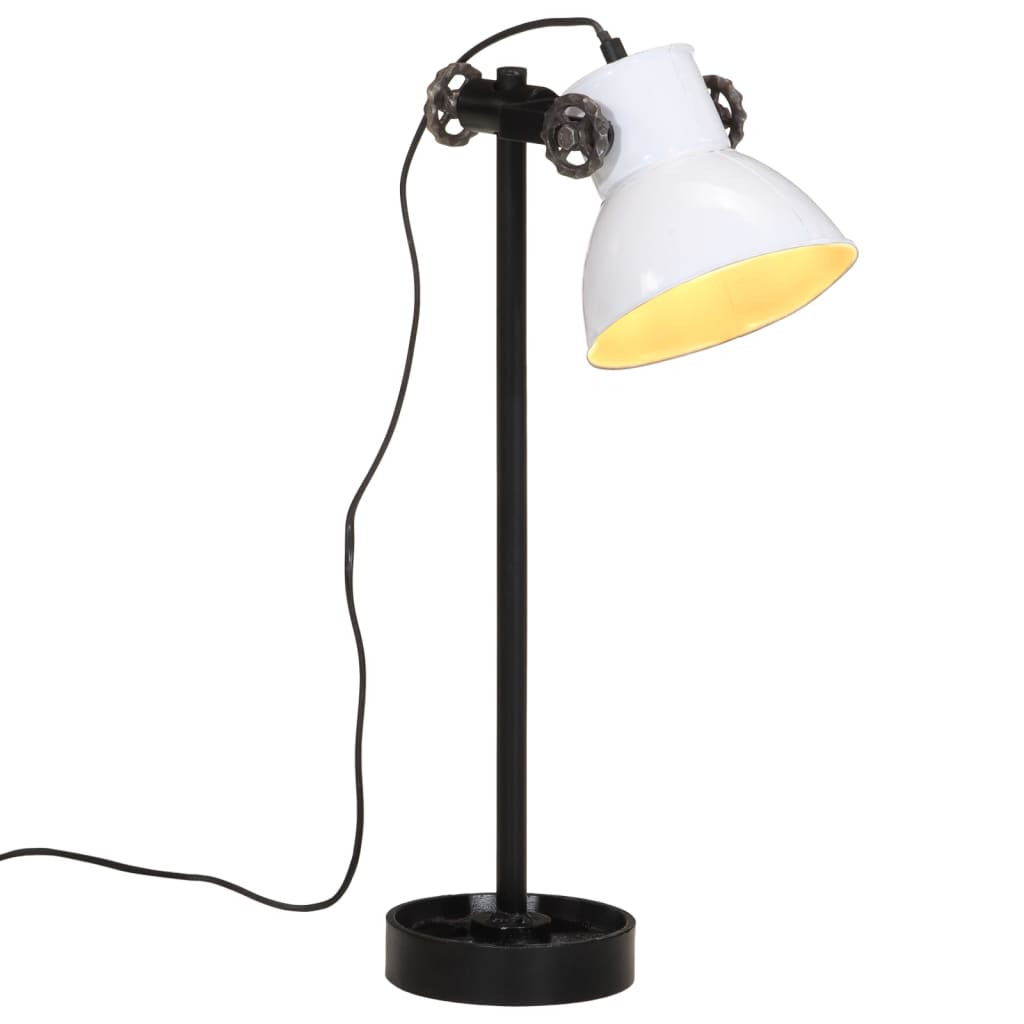 Bureaulamp 25 W E27 15x15x55 cm wit