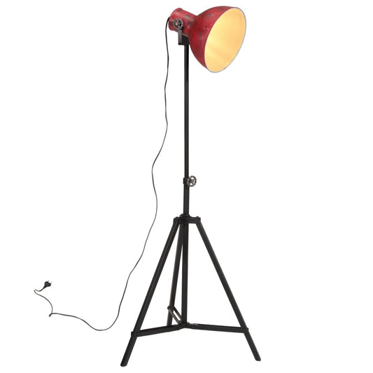 Vloerlamp 25 W E27 61x61x90/150 cm verweerd rood