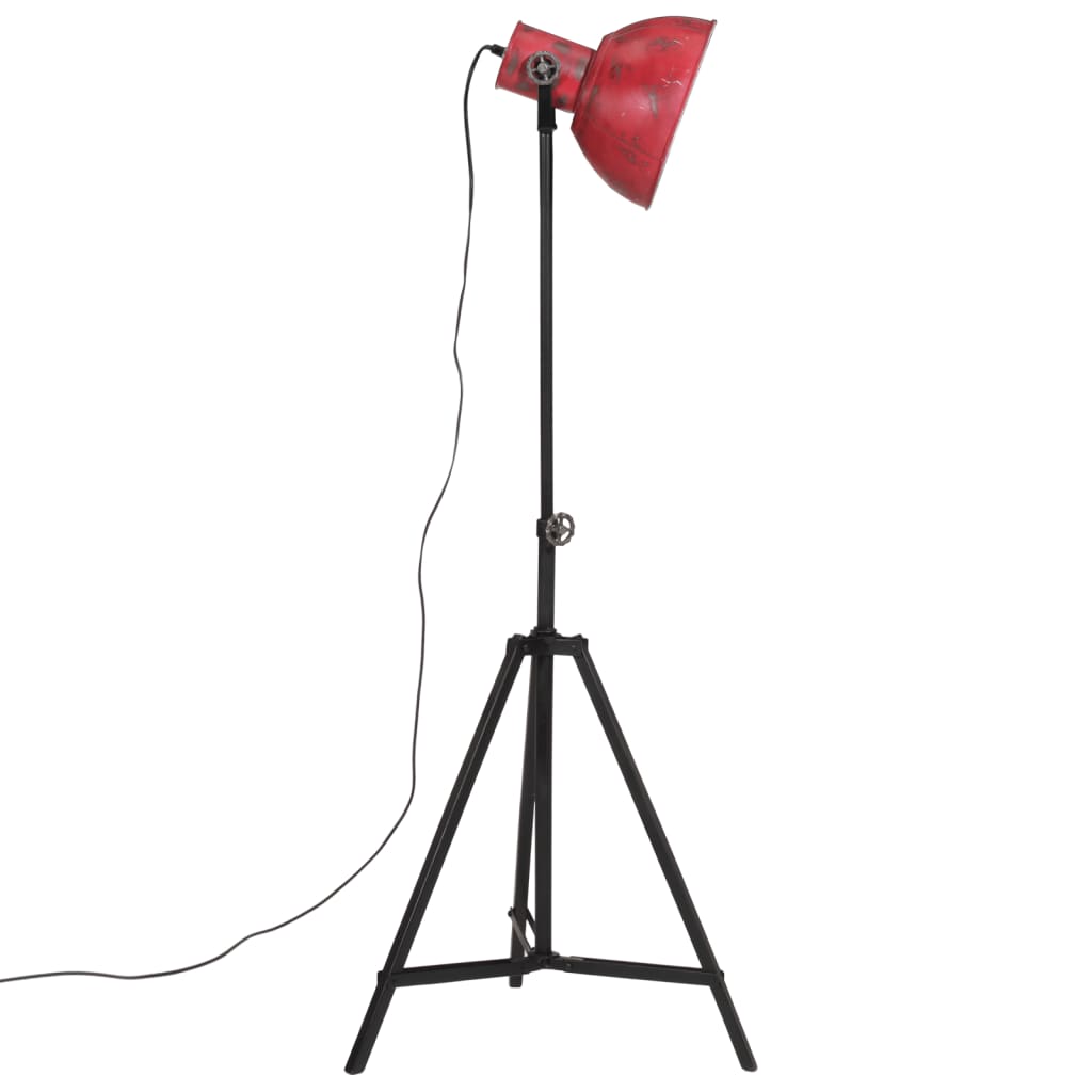 Vloerlamp 25 W E27 61x61x90/150 cm verweerd rood