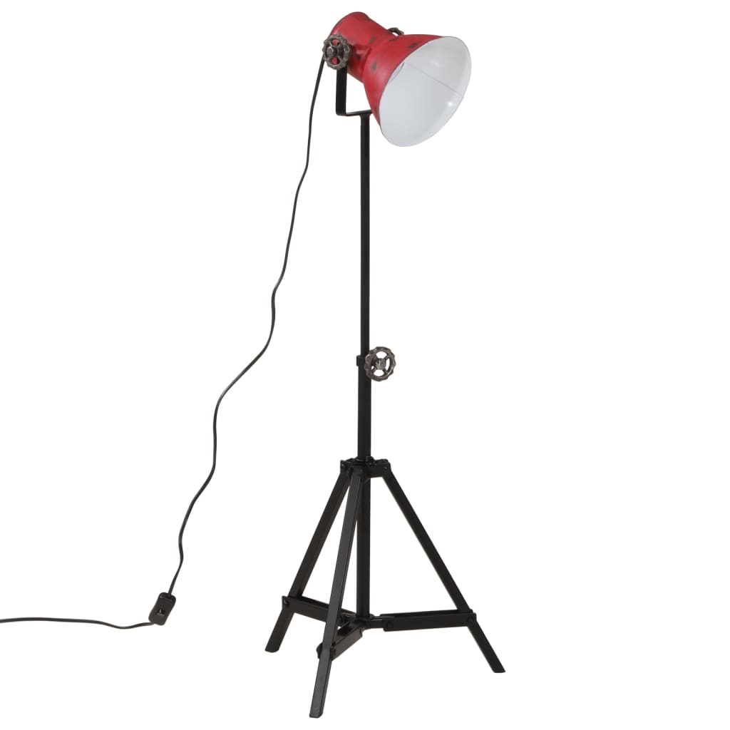 Vloerlamp 25 W E27 35x35x65/95 cm verweerd rood