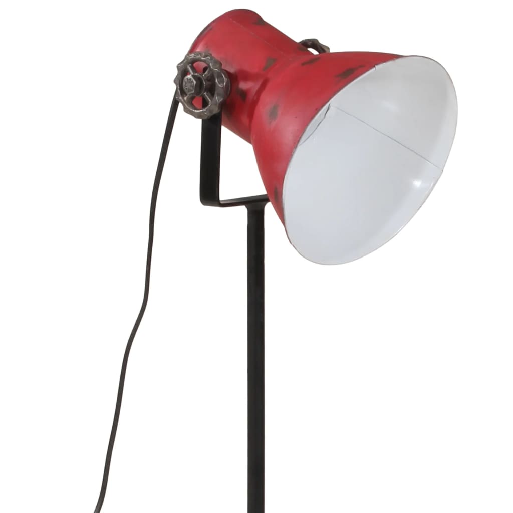 Vloerlamp 25 W E27 35x35x65/95 cm verweerd rood