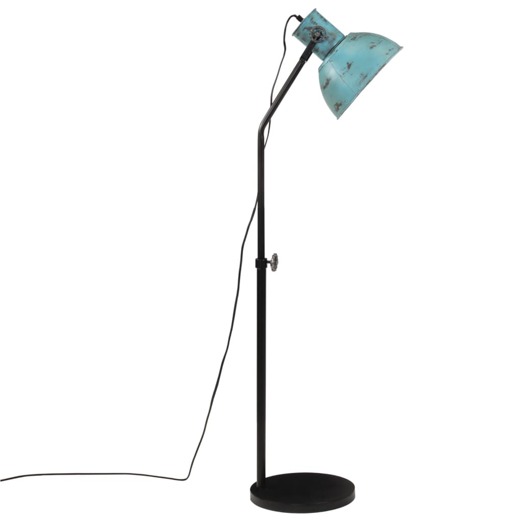 Vloerlamp 25 W E27 30x30x90/150 cm verweerd blauw