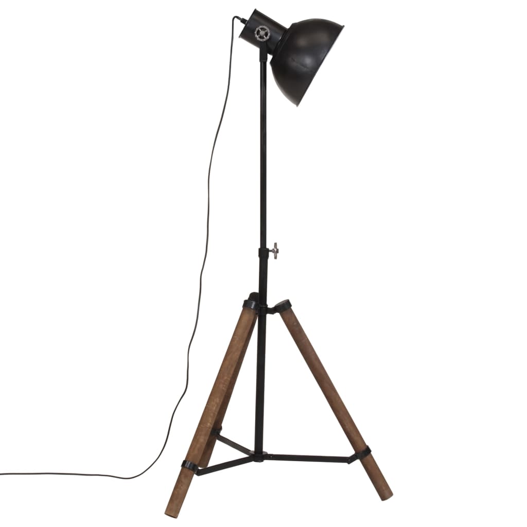 Vloerlamp 25 W E27 75x75x90-150 cm zwart