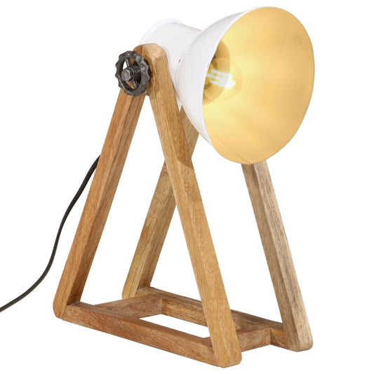 Bureaulamp 25 W E27 30x17x40 cm wit