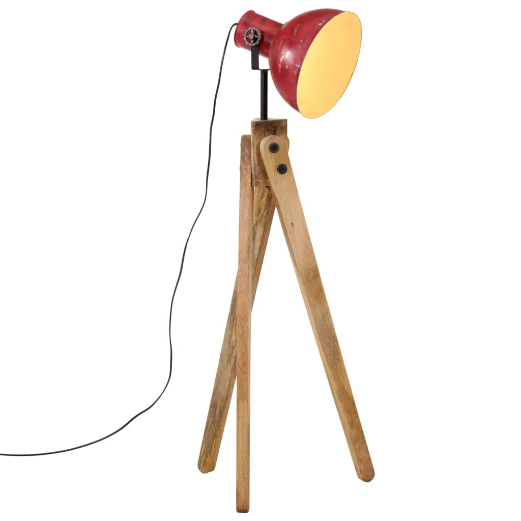 Vloerlamp 25 W E27 45x45x120 cm verweerd rood