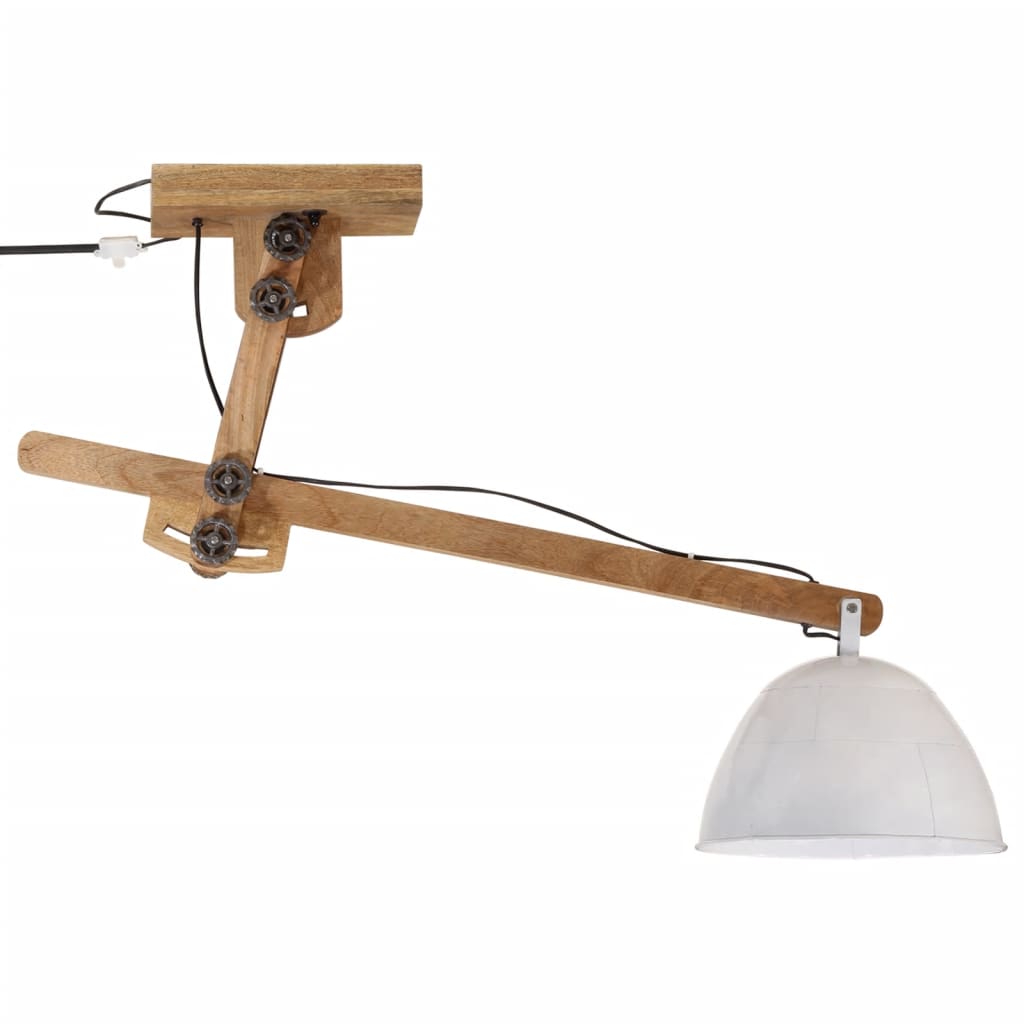 Plafondlamp 25 W E27 105x30x65-108 cm wit