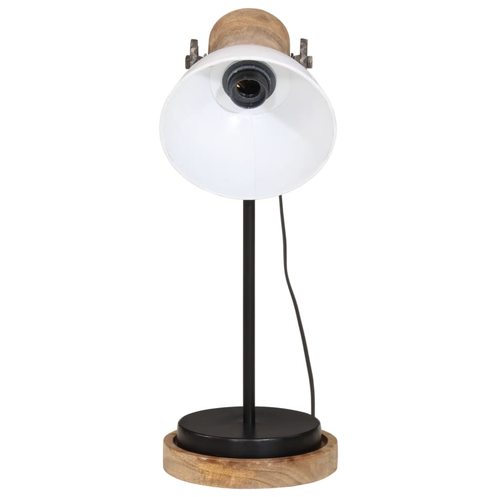 Bureaulamp 25 W E27 17x17x50 cm wit