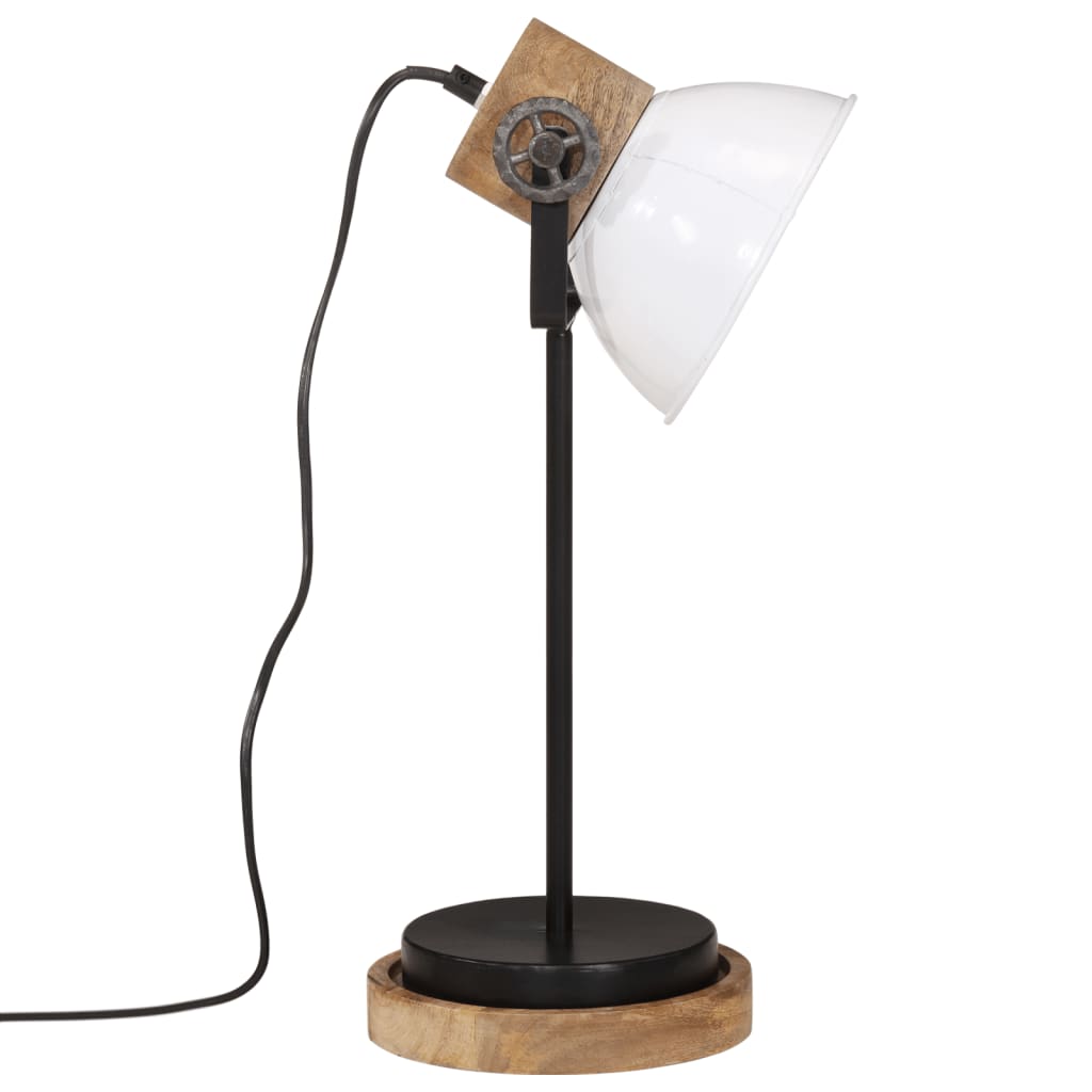 Bureaulamp 25 W E27 17x17x50 cm wit