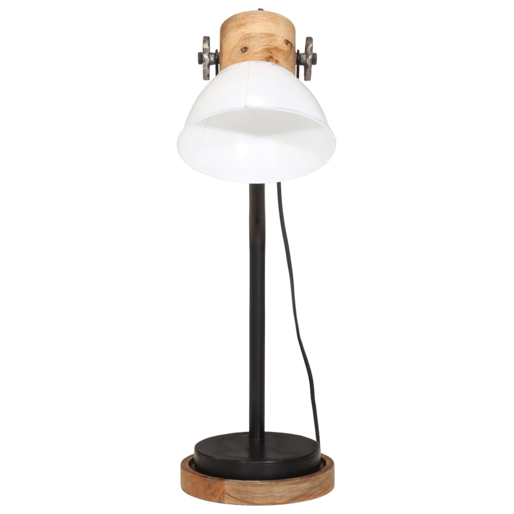 Bureaulamp 25 W E27 18x18x60 cm wit