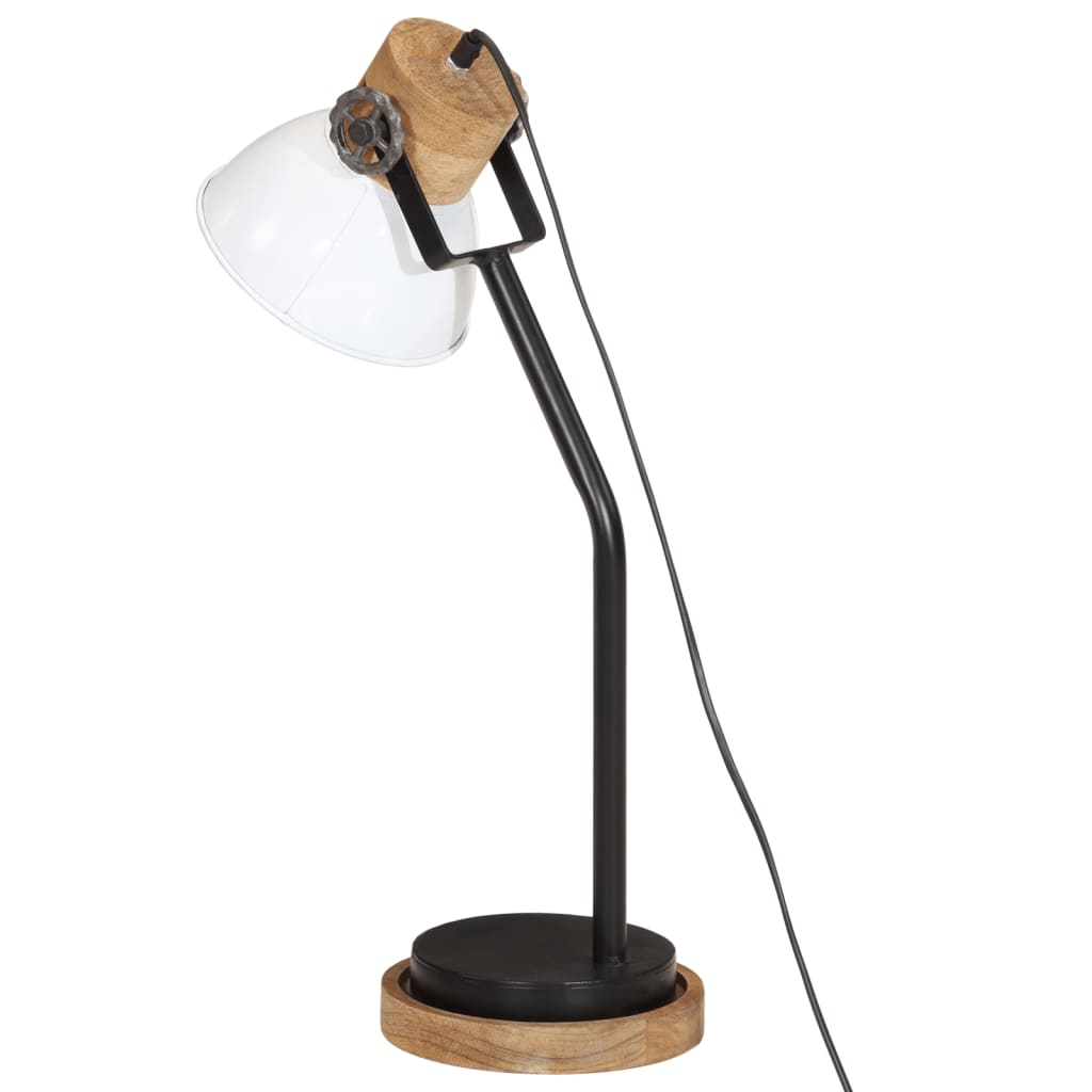 Bureaulamp 25 W E27 18x18x60 cm wit