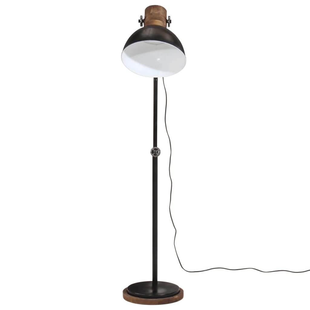 Vloerlamp 25 W E27 30x30x100-150 cm zwart