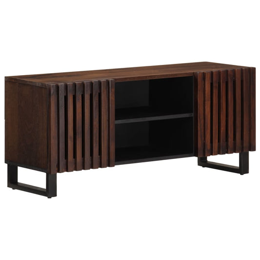 Tv-meubel 105x34x46 cm massief mangohout bruin