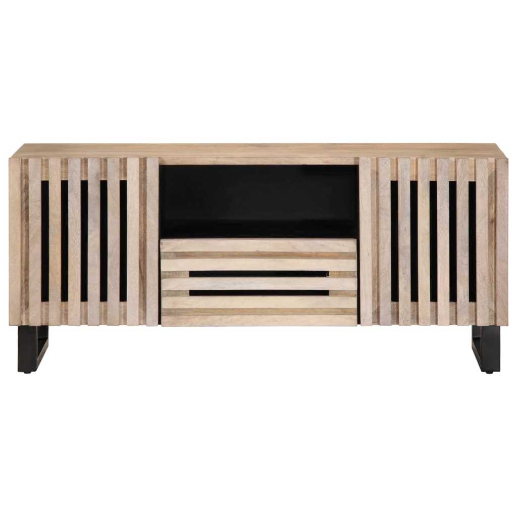 Tv-meubel 100x34x46 cm massief mangohout