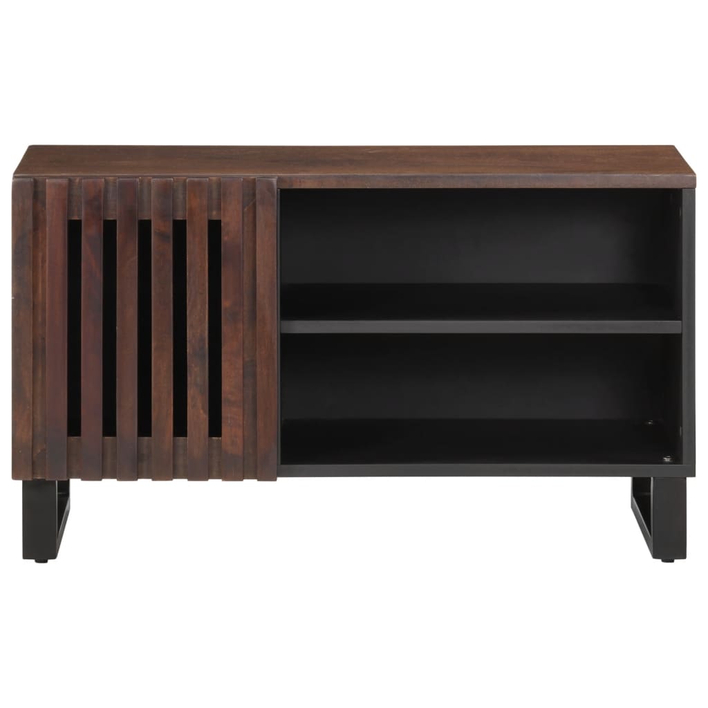 Tv-meubel 80x34x46 cm massief mangohout bruin