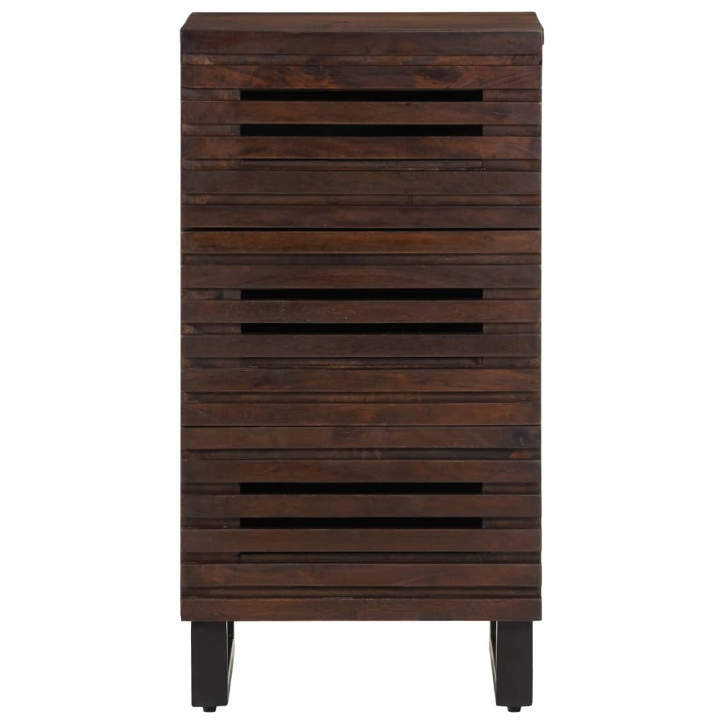 Dressoir 40x34x75 cm massief mangohout bruin