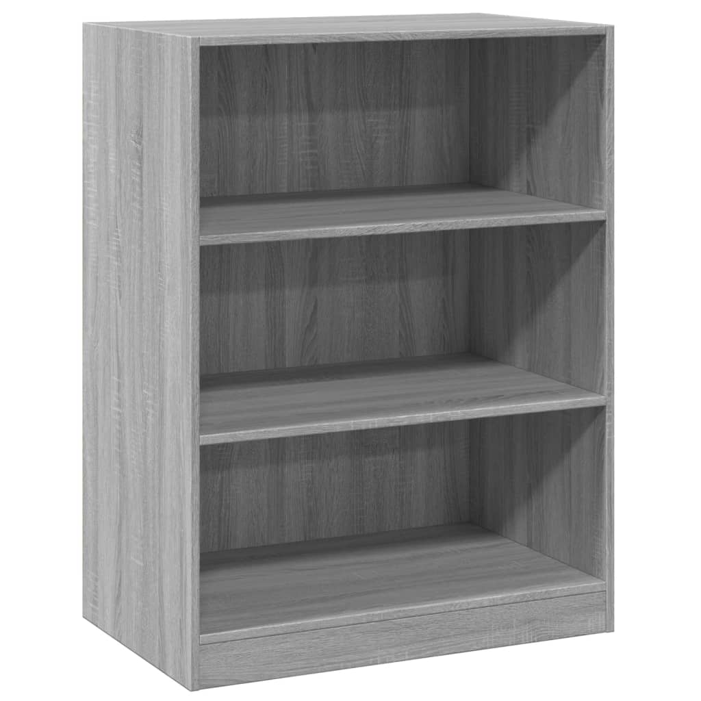 Kledingkast 77x48x102 cm bewerkt hout grijs sonoma eikenkleurig