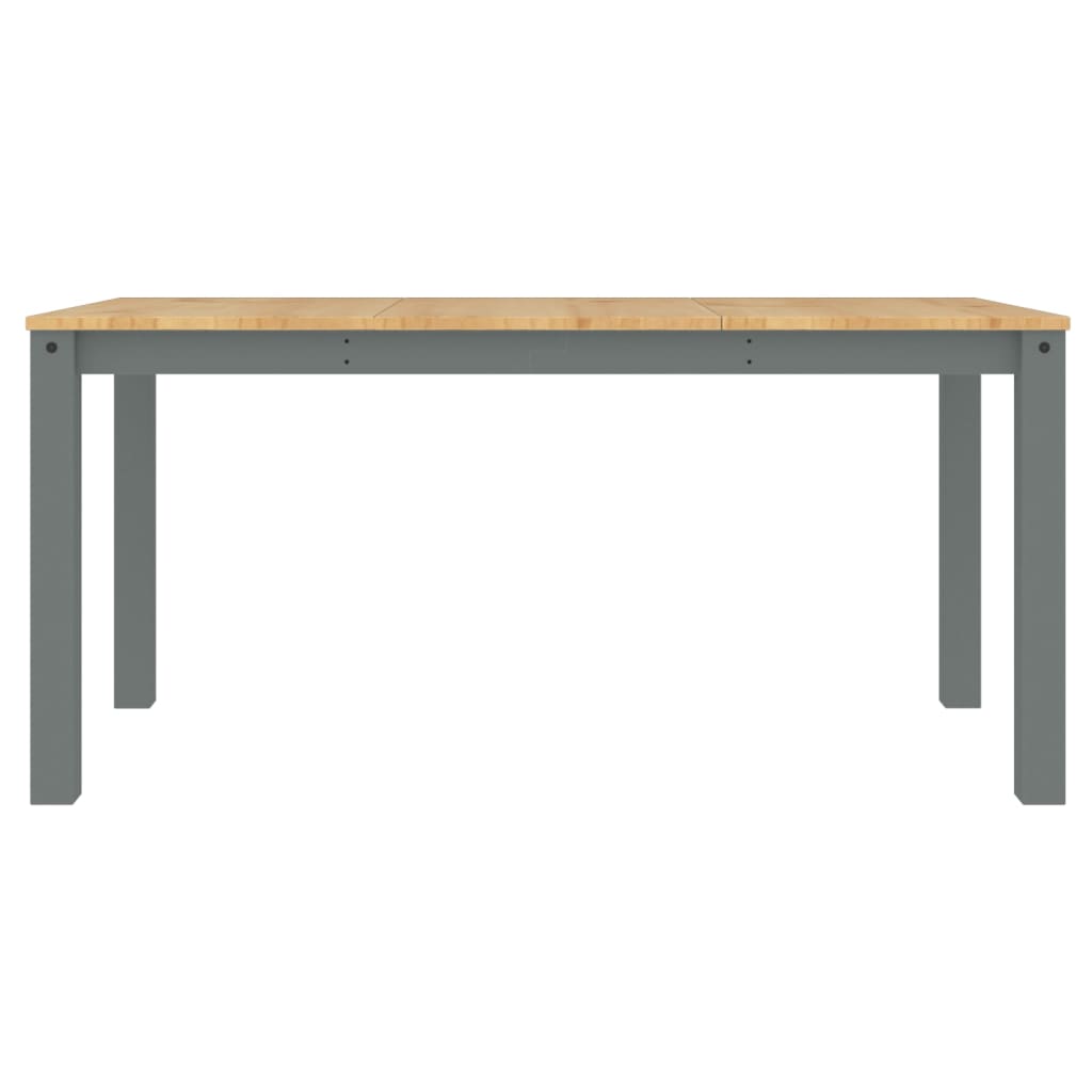 Eettafel Panama 160x80x75 cm massief grenenhout grijs