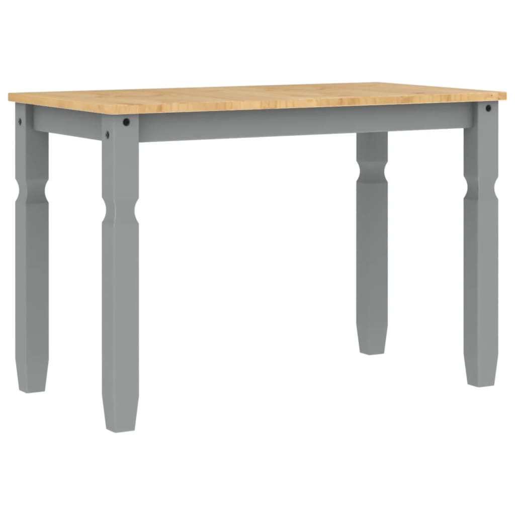 Eettafel Corona 112x60x75 cm massief grenenhout grijs