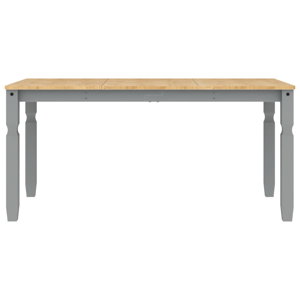 Eettafel Corona 160x80x75 cm massief grenenhout grijs