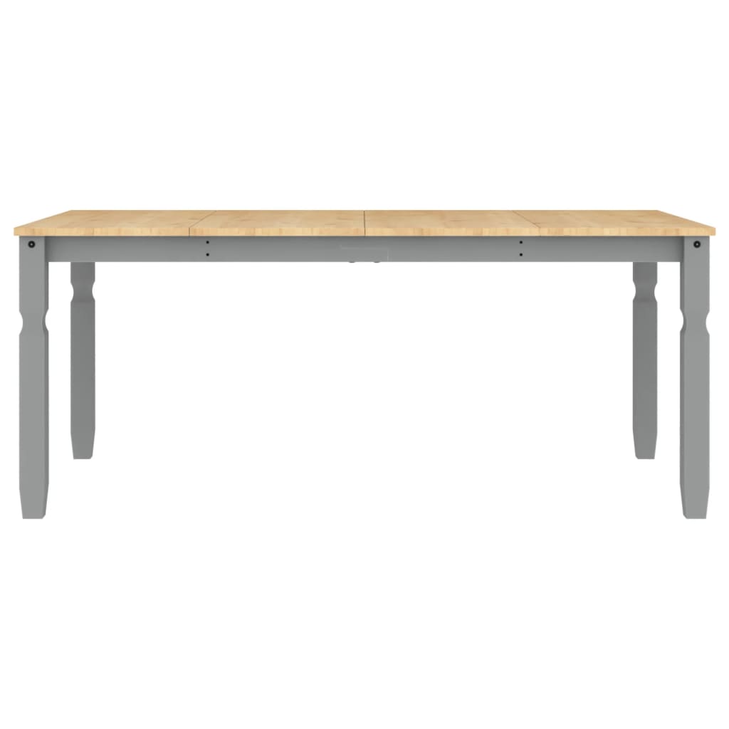 Eettafel Corona 180x90x75 cm massief grenenhout grijs