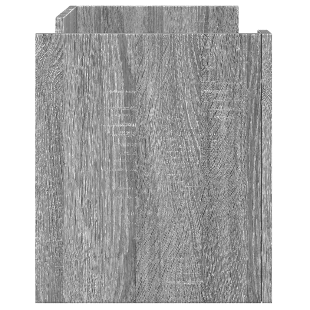 Tv-meubel 80x35x40 cm bewerkt hout grijs sonoma eikenkleurig