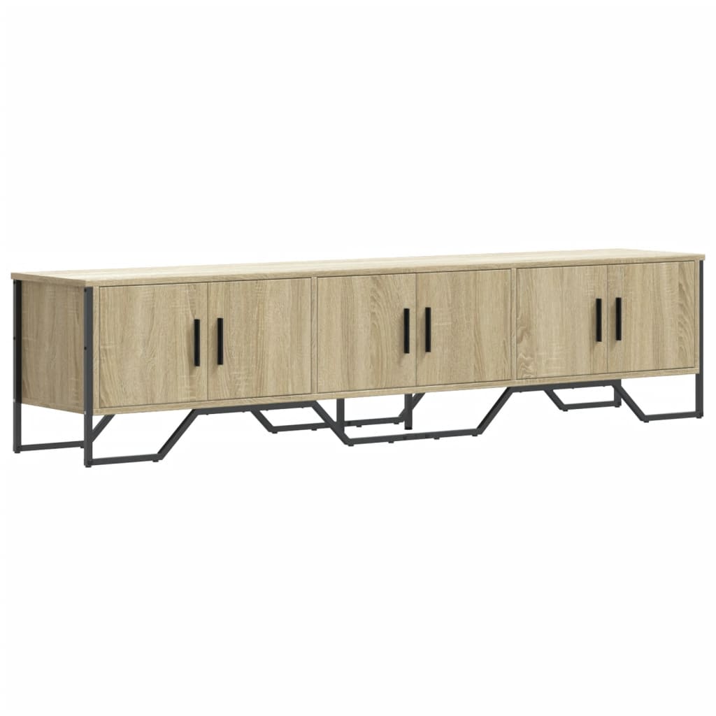 Tv-meubel 180x34x41 cm bewerkt hout sonoma eikenkleurig