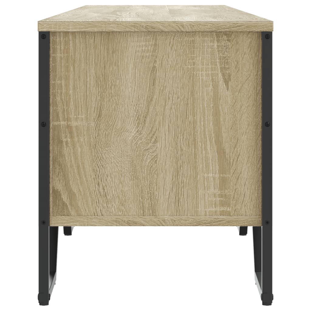 Tv-meubel 180x34x41 cm bewerkt hout sonoma eikenkleurig