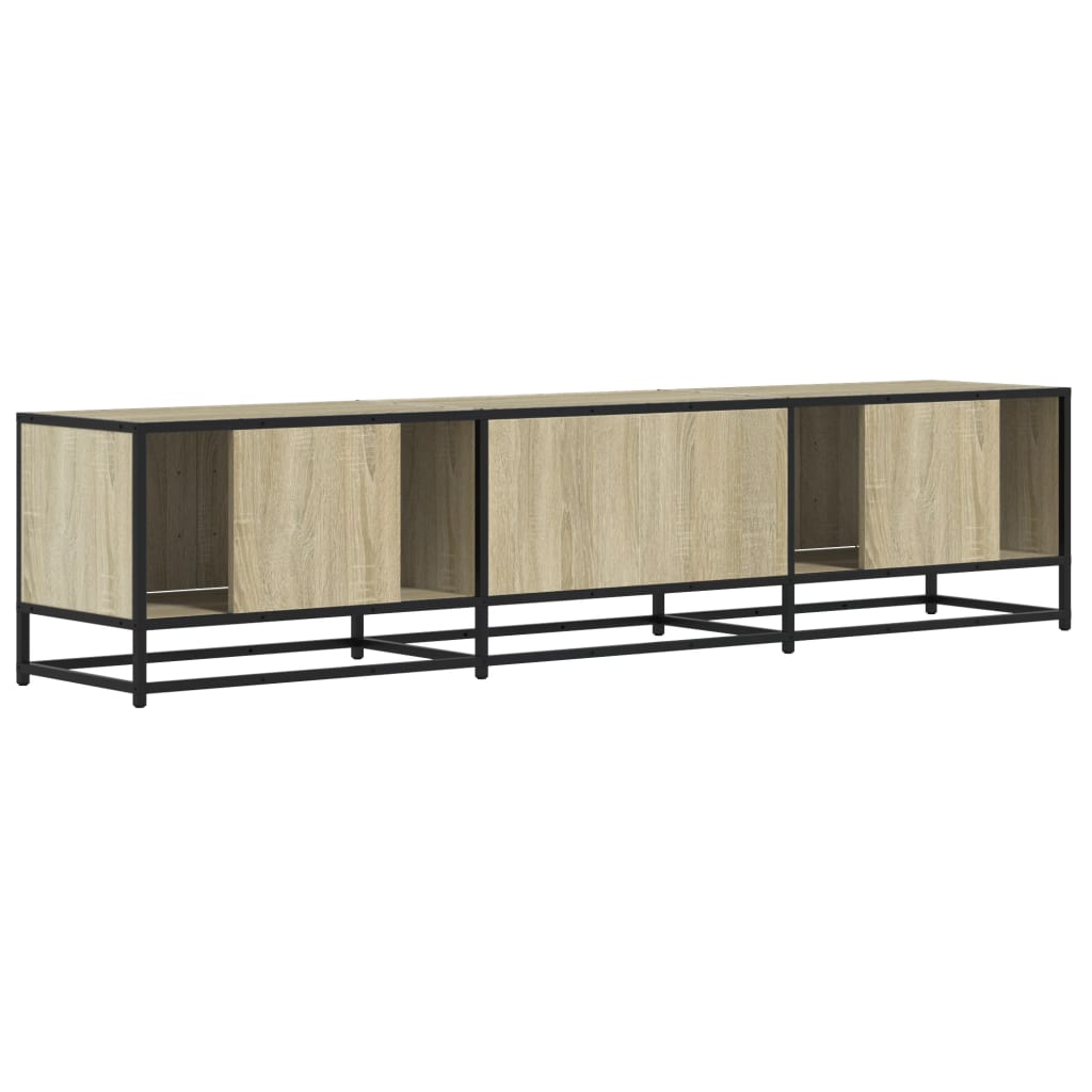 Tv-meubel 180x35x41 cm bewerkt hout sonoma eikenkleurig