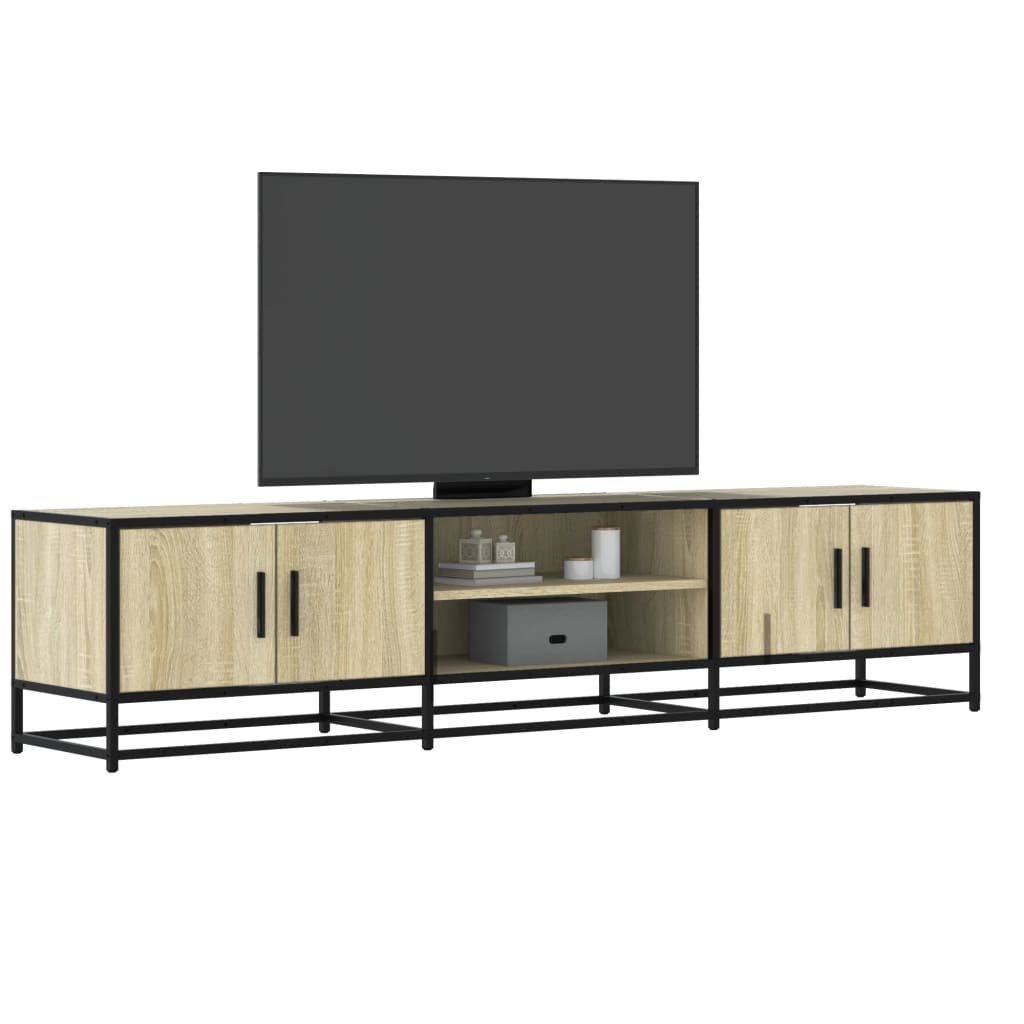 Tv-meubel 180x35x41 cm bewerkt hout sonoma eikenkleurig