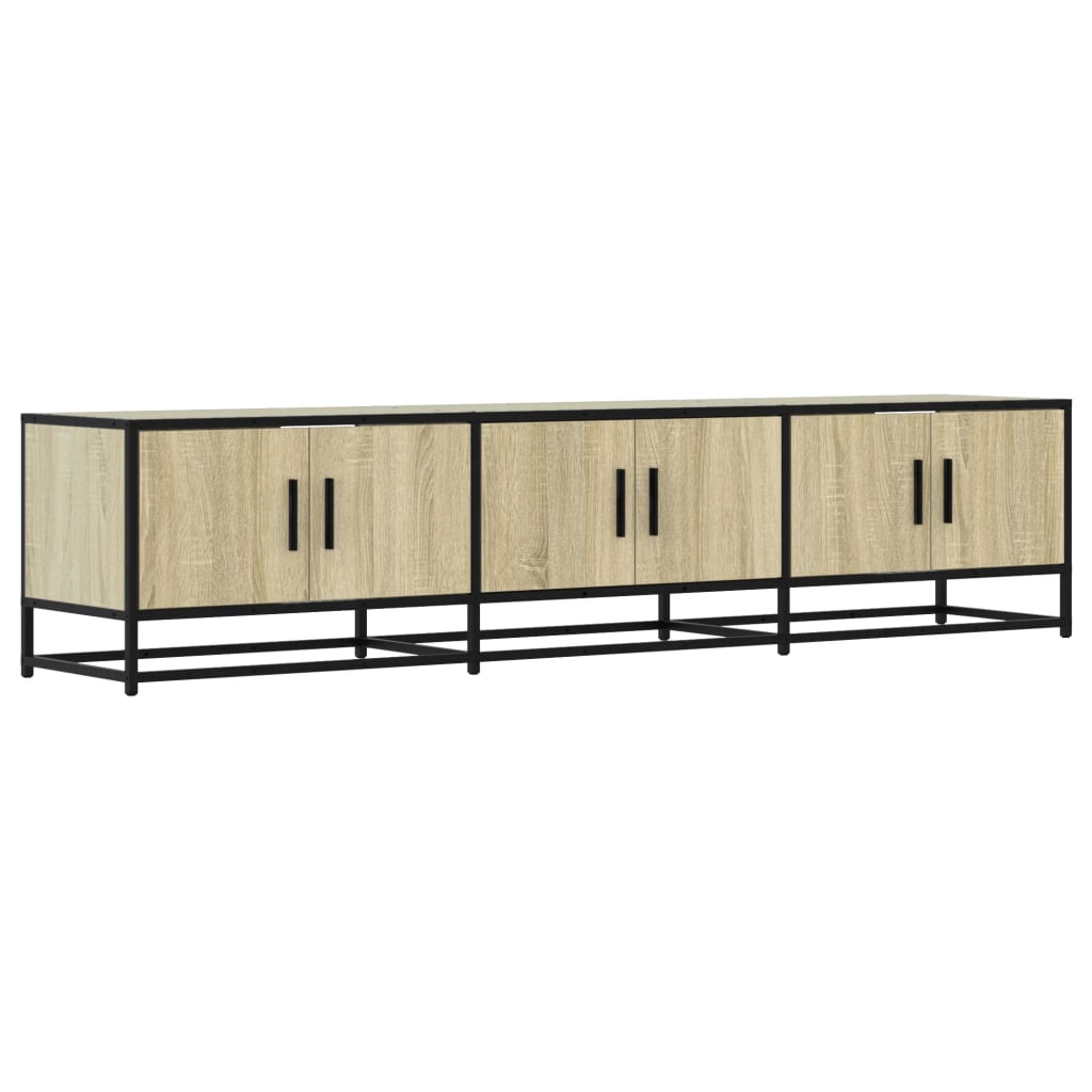 Tv-meubel 180x35x41 cm bewerkt hout sonoma eikenkleurig