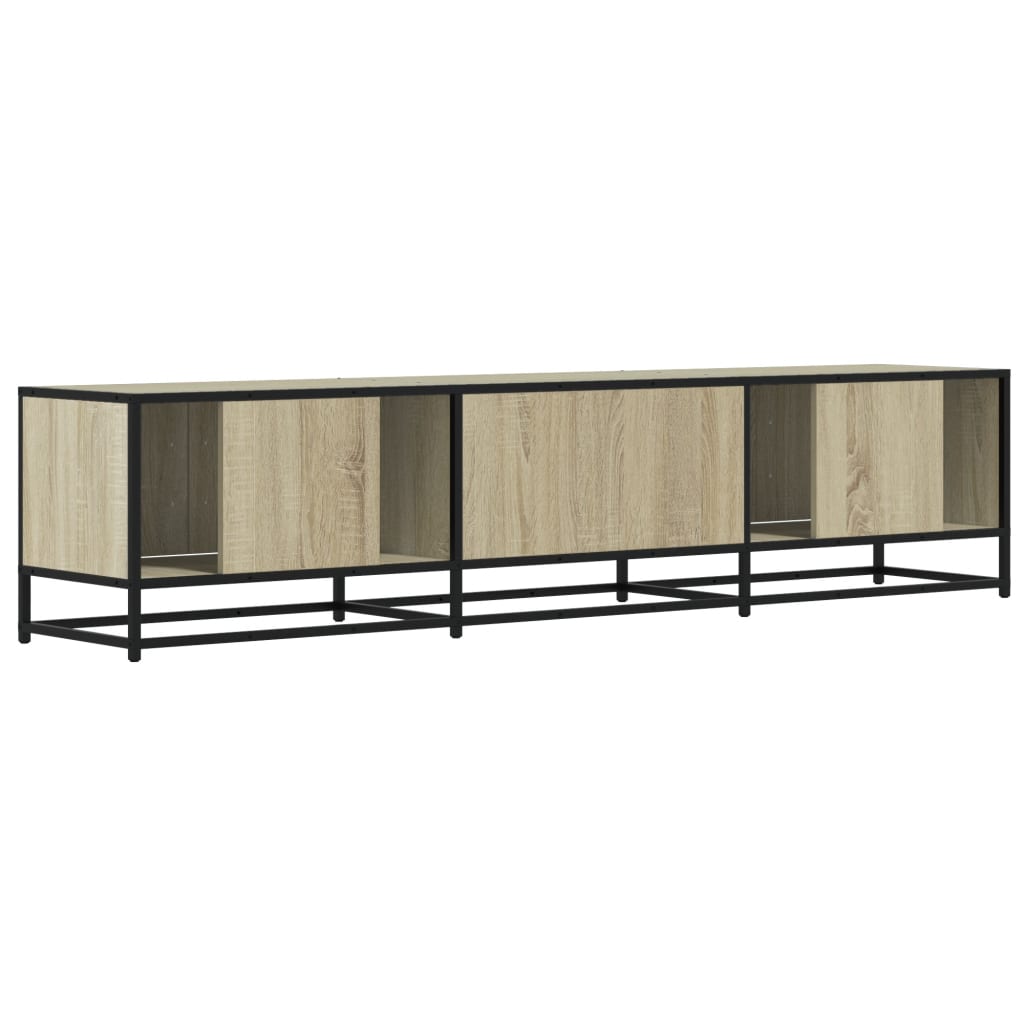 Tv-meubel 180x35x41 cm bewerkt hout sonoma eikenkleurig