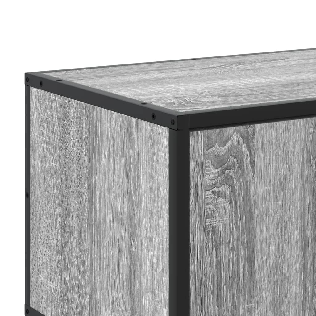 Tv-meubel 180x35x41 cm bewerkt hout grijs sonoma eikenkleurig