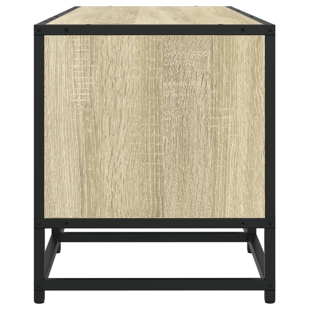 Tv-meubel 240x35x41 cm bewerkt hout sonoma eikenkleurig