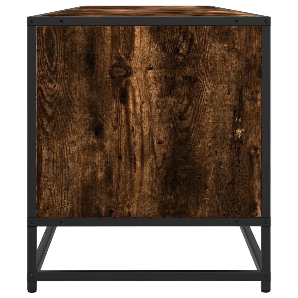 Tv-meubel 180x40x46 cm bewerkt hout gerookt eikenkleurig