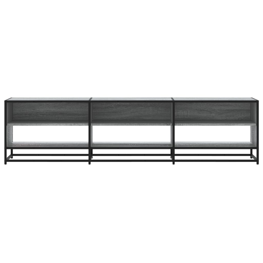 Tv-meubel 180x40x46 cm bewerkt hout grijs sonoma eikenkleurig