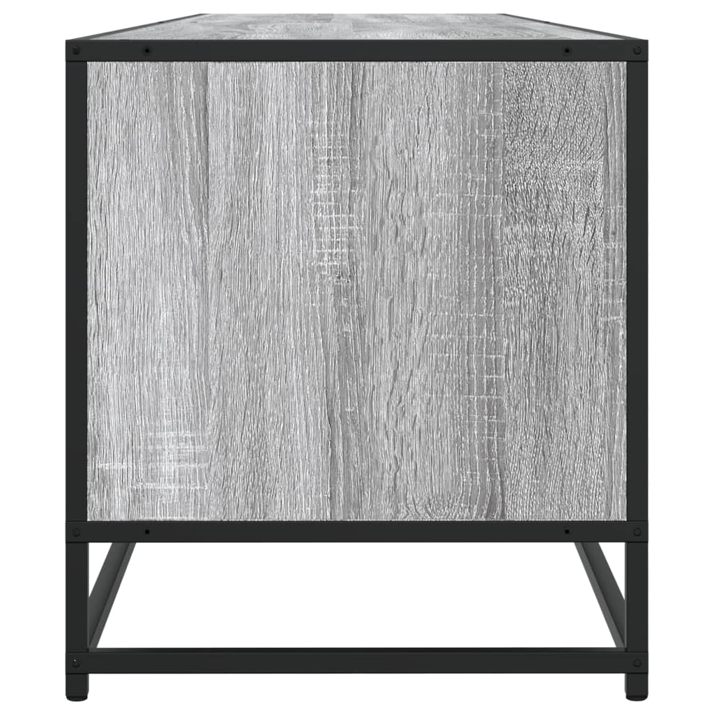 Tv-meubel 180x40x46 cm bewerkt hout grijs sonoma eikenkleurig