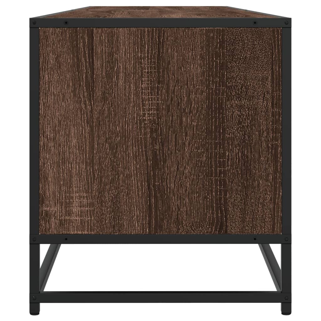 Tv-meubel 180x40x46 cm bewerkt hout bruin eikenkleurig