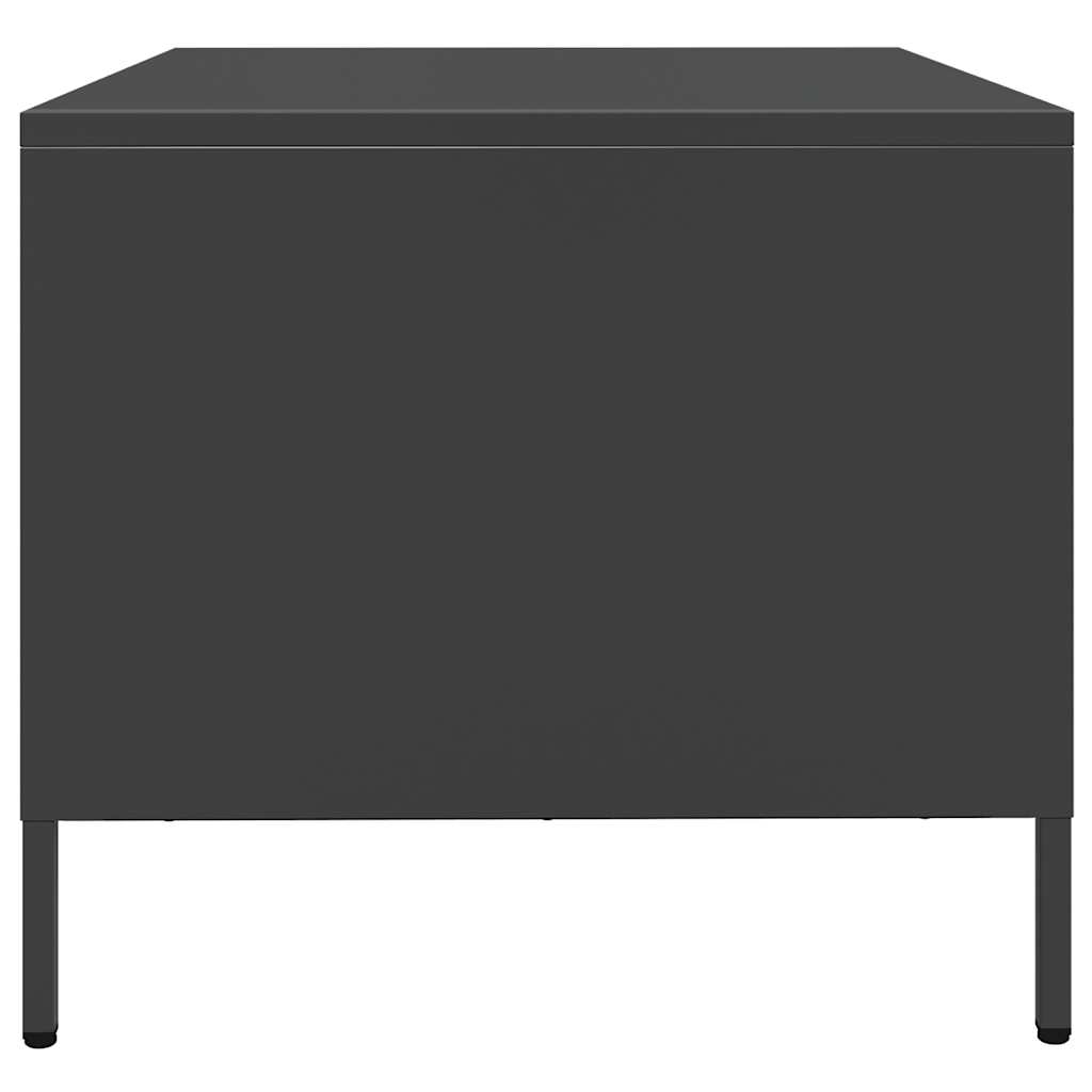 Salontafel 101,5x50x43,5 cm koudgewalst staal zwart