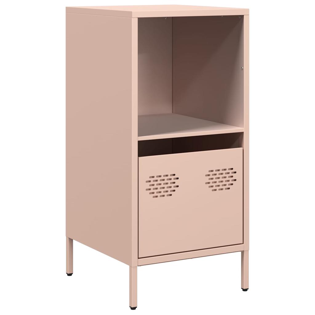 Dressoir 35x39x73,5 cm koudgewalst staal roze