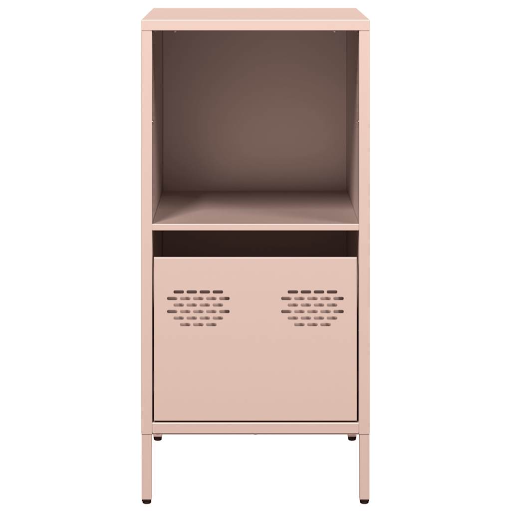 Dressoir 35x39x73,5 cm koudgewalst staal roze