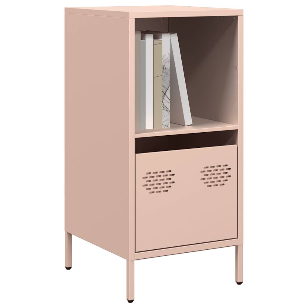 Dressoir 35x39x73,5 cm koudgewalst staal roze