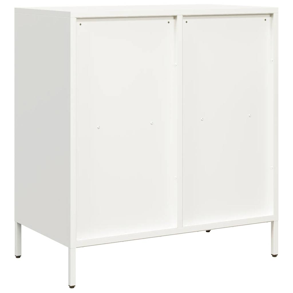 Dressoir 68x39x73,5 cm koudgewalst staal wit