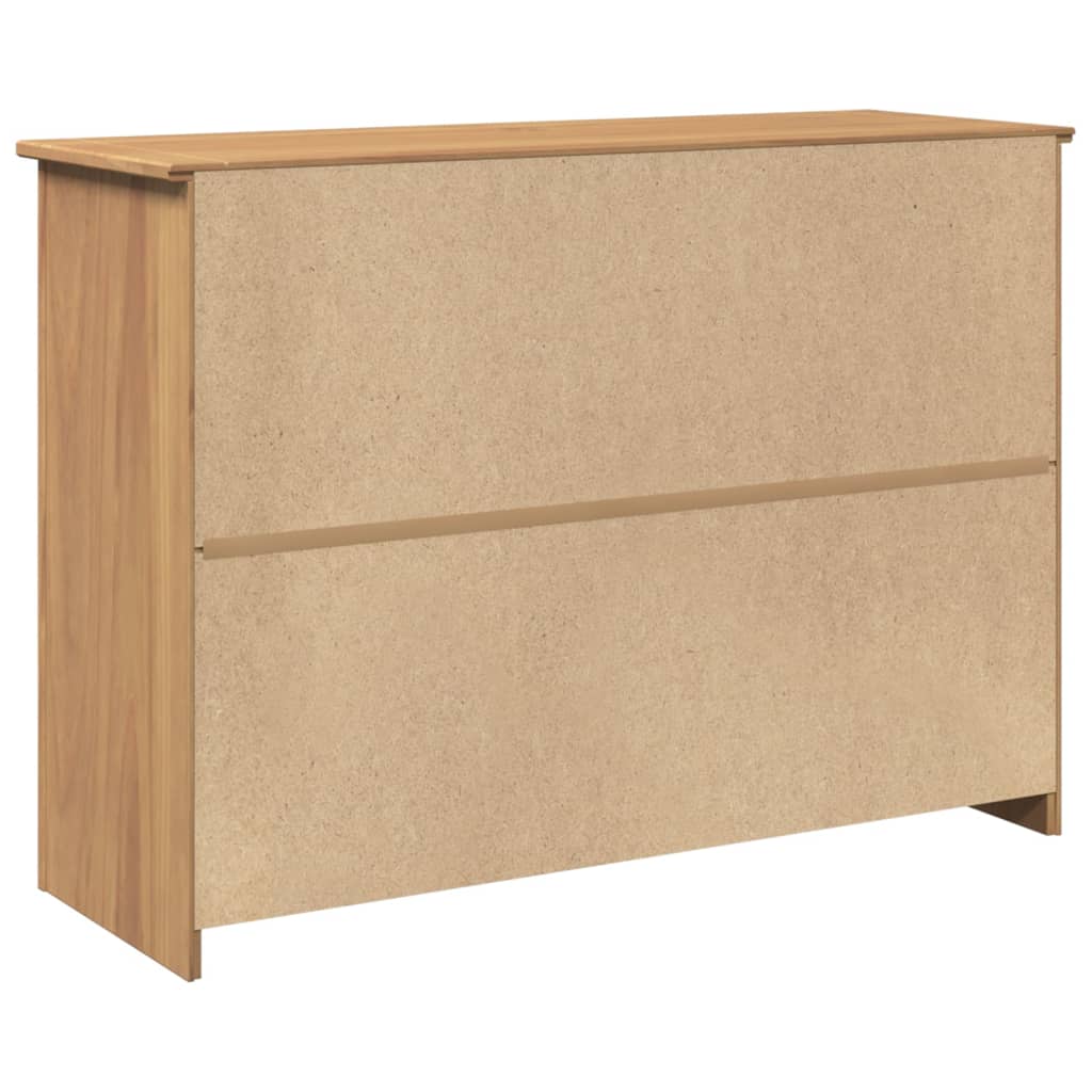 Dressoir met lades Panama 112x40x80 cm massief grenenhout